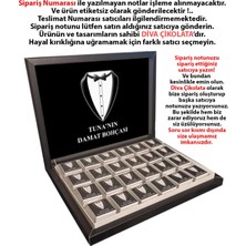 Blackeye Chocolate Isimli Kişiye Özel Damat Bohçası Çikolatası 72 Adet Madlen Çikolata