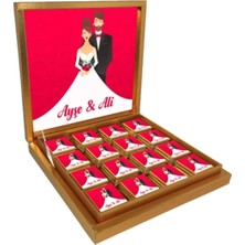Blackeye Chocolate Söz Nişan Nikah Çikolatası 48 Adet Madlen Çikolata