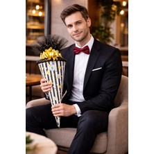 Koni Club Erkek Hediye Konisi – Papyon, Cüzdan, Bileklik ve Aksesuar Seti (Şık & Premium Tasarım)