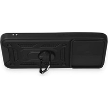 Bucuks Mey Ithalat®  Samsung Galaxy A54 5g Kılıf Pars Lens Yüzüklü Silikon - Siyah