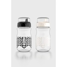 Renga Lexa 370 ml Etnik Desenli 2'li Cam Yağlık Seti 152089 Siyah-Bej