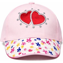 Aydın Şapkacınız 1-3 Yaş Kız Çocuk Siperli Şapka Cırtlı Ayarlanabilir Günlük Kullanım