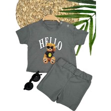 Diji Baby 4-5-6 Yaş Kot Pantolonlu Pilot Mont Uzun Kollu Penye Sweat 3lü Erkek Çocuk Takımı