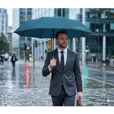 Parachase Tam Otomatik Ahşap Saplı Çıtçıtlı Kılıflı Şemsiye