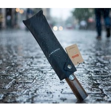 Parachase Tam Otomatik Ahşap Saplı Çıtçıtlı Kılıflı Şemsiye