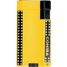 Cohiba Sarı Puro Standlı Çift Torch Puro Çakmak CCM0882