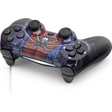Zenvia Gamepad Ps4 Uyumlu - Siyah Mavi Kırmızı ND400W
