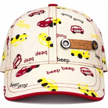 Aydın Şapkacınız 1-3 Yaş Erkek Çocuk Siperli Şapka Cırtlı Ayarlanabilir Günlük Kullanım