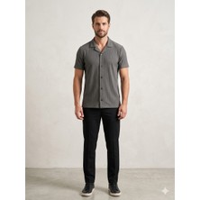 Sarez Gömlek Fitilli Yarım Kollu