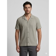 Sarez Gömlek Fitilli Yarım Kollu