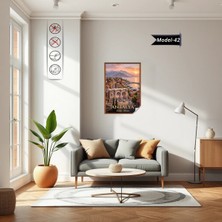 Akıllı Kağıt Türkiye Iller Tablo - Poster Antalya (Model-42)