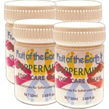 Süper Peppermint Cooling 4LÜX50 ml Kokulu Ayaklara Bakıcı Işlevli Krem