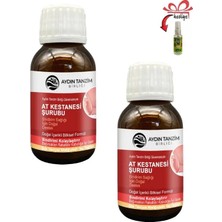At Kestanesi Şurubu 50 ml x 2 Ad.+Çörek Otu Yağı ile