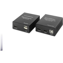 Zenvia HDMI Kvm Extender Loop-Out 1080P 60 M - Siyah HDX1356