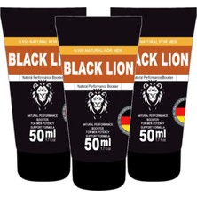 Süper Black Lion 50 ml 3 Adet Men Booster Krem Erkeklere Özel Anlar Için Krem