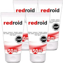Redroıd Doğal Özel Masaj Bakım Kremi 50 ml x 4 Adet