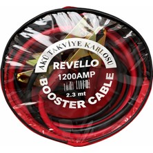 Revello 1200 Amper 2.3 Metre Akü Takviye Kablosu