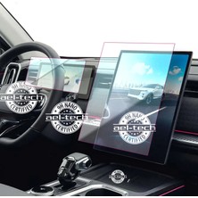 Ael-Tech Jaecoo7 Revive 14.8" Navigasyon 10.25" Dijital Gösterge Uyumlu 9h Nano Ekran Koruyucu 2 Li Set 2026-2027