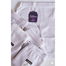 Bato Lolitam Lolitam Kadın Beyaz Pamuklu Külot 6’lı Paket – Esnek Günlük Slip