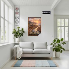 Akıllı Kağıt Türkiye Iller Tablo - Poster Bartın (Model-44)