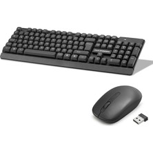 Zenvia Kablosuz Klavye ve Mouse Seti - Siyah HD843