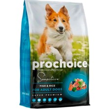 ‎Prochoice Pro Choice Sensitive Skin Balıklı Yetişkin Köpek Maması 3 kg Somon İçerikli Süper Premium