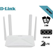 D-Link DWR-M922 Cat4 Lte 4g/hspa Wi-Fi N300 Dual Sım Multi-Mode Mobil Router