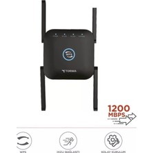 Aydogan's Wifi Sinyal Güçlendirici Yakınlaştırıcı Pro Router AC24 Siyah