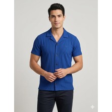 Sarez Gömlek Fitilli Yarım Kollu