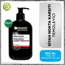 Garnier Saf & Temiz 250 ml Yağlı Ciltler İçin Siyah Nokta Karşıtı Temizleyici Salisilik Asitli