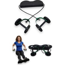 Generic Profesyonel Karın Egzersiz Tekerleği - Çift Tekerlekli Ab Roller