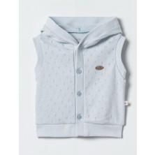 CiccimBaby Ciccim Baby Yelek Kapüşonlu Safari Tour Mavi