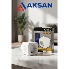 Cata CT-4010 16 Amper Wi-Fi Akıllı Priz - Telefondan Kontrollü, Uzaktan Kumandalı, Zaman Ayarlı Priz