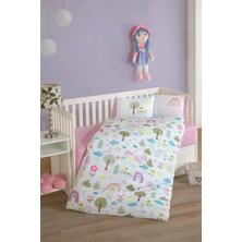 Clasy Bebek Nevresim Takımı  Sun Flower Pembe