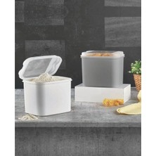 Vip Ahmet 2 Li Gri Un ve Bakliyat Kabı 10 Lt Sızdırmaz Tasarım ile Çok Amaçlı Kullanım