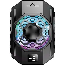 Avcı Teknoloji Market Dijital Derece Göstergeli Rgb Telefon Soğutucu Yarı Iletken Gaming Fan