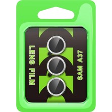 DS LLC Ieg™  Samsung Galaxy A37 5g Raze Metal Kamera Lens - Gümüş