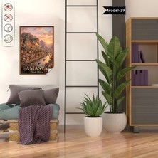 Akıllı Kağıt Türkiye Iller Tablo - Poster Amasya (Model-39)