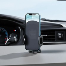 Mimtec Araç İçi Telefon Tutucu 360° Döner Başlık ve Güçlü Tutuş ile Siyah Vantuzlu Tasarım