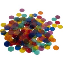 Şeffaf Renkli Sayma Pulları – Matematik Eğitim Materyali