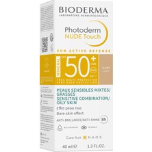 Bioderma Photoderm Nude Krem 40 ml SPF 50+ Hassas Ciltler İçin Geniş Spektrum Koruma
