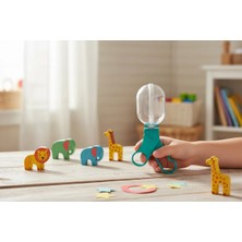 Montessori Tutma ve Yakalama Materyali Balon Makas Yeşil