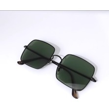Kareunisex Güneş Gözlüğü UV400 Yeşil Cam