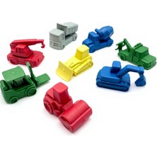 Inşaat Temalı Iş Makineleri Counters Duyu Oyuncakları