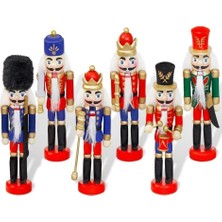 Zenvia Kurşun Asker Ahşap Dekoratif Eşya 13 cm 6 Lı Set