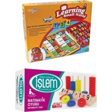 Aktif Beyin Ilk Matematik Öğrenme Seti 3-6 Yaş Redka Matematik Işlem ve Hi-Q Toys Matematiğe Ilk Adımlar 2li Set