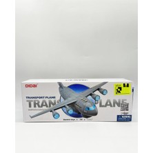 Duman Oyuncak Işıklı Sesli Tank Taşıyan Askeri Kargo Uçağı