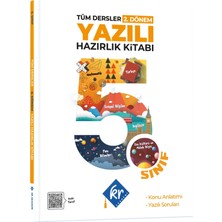 Kr Akademi Yayınları 5. Sınıf Tüm Dersler 2. Dönem Yazılı Hazırlık Kitabı