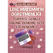 Pegem Kampüs 2026 Meb-Ags Öabt Lise Matematik Öğretmenliği Türkiye Geneli Onli