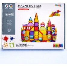 Tanrıkulu Pazarlama 110 Parça 3D Manyetik Yapı Blokları - Mıknatıslı - Orijinal